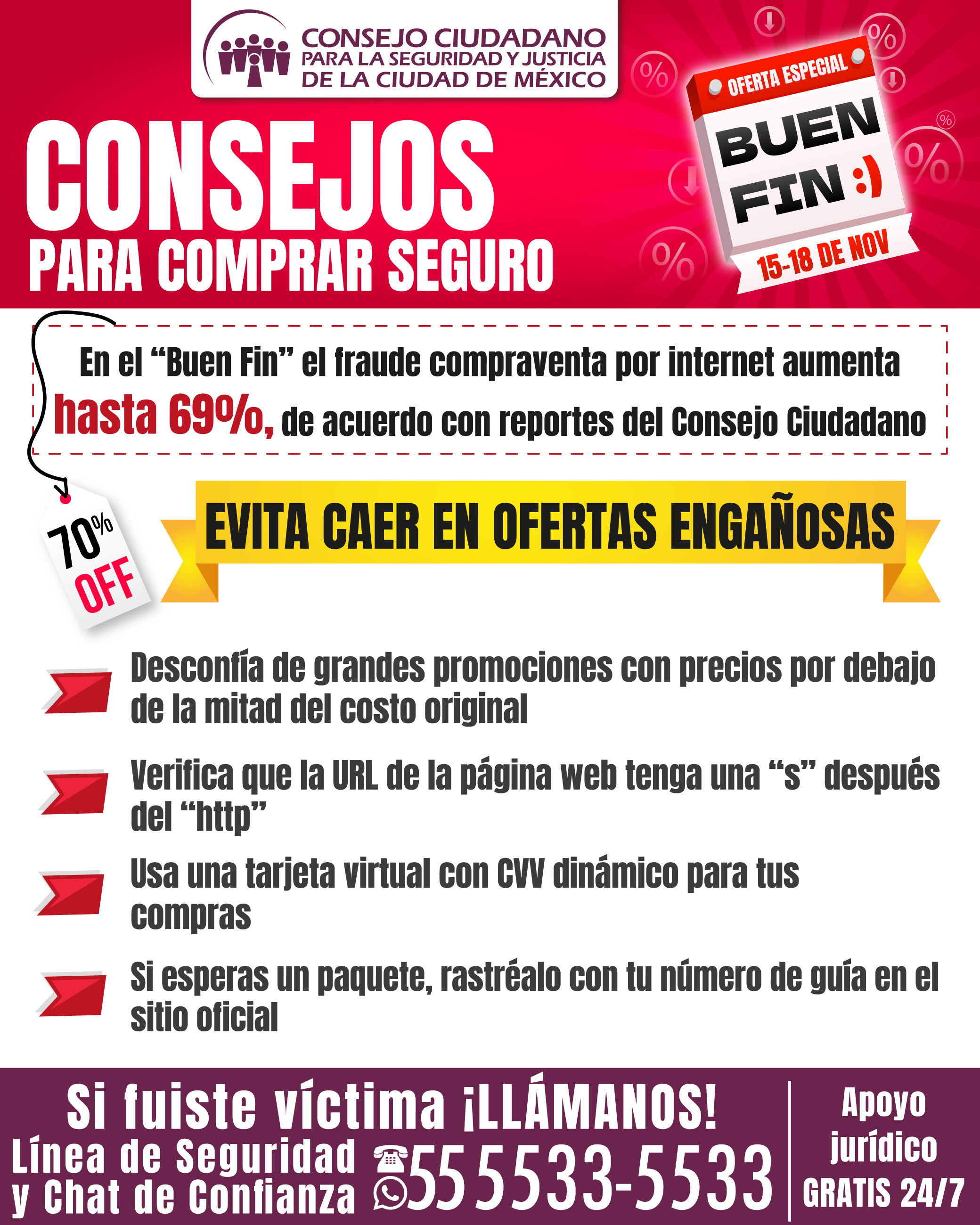 PROMUEVE CONSEJO CIUDADANO LA CIBERPREVENCIÓN EN EL BUEN FIN